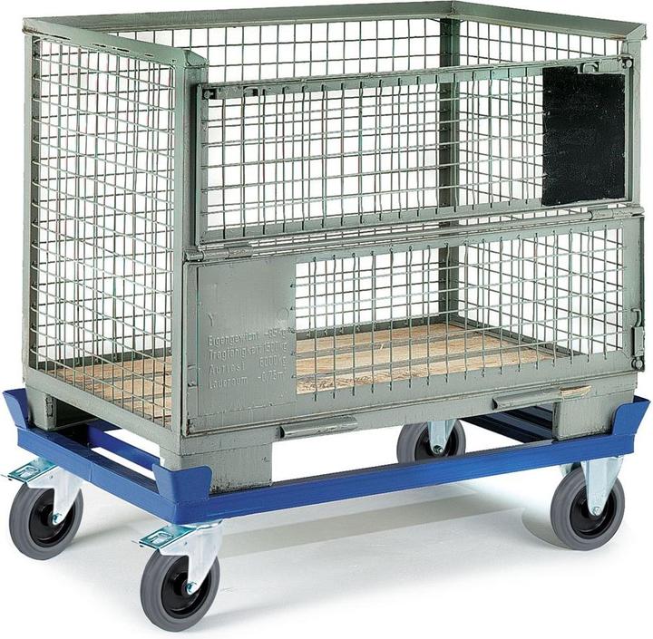 Produktbild Rollcart Palettenwagen 10-4073 blau 128,0 x 88,0 x 29,0 cm