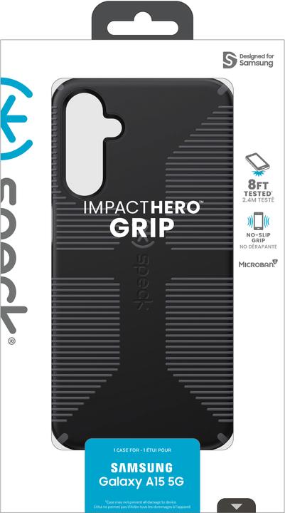 Actual product image speck Impact Hero Grip Samsung Galaxy A15 5G Black (Samsung Galaxy A15 5G)