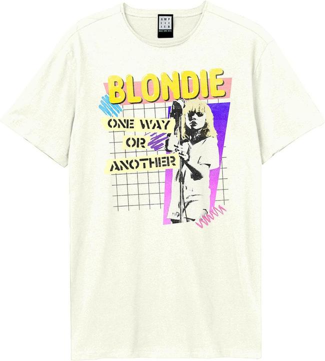 Actual product image Amplified Unisex Adult One Way Or Another Blondie T-Shirt (S)