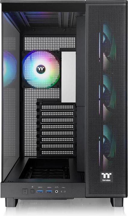 Actual product image Thermaltake Tt View 380 XL TG ARGB Black (ATX, mATX, Mini-ITX)