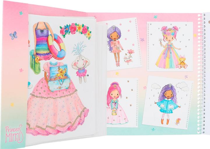Image du produit Magni Depesche 12462 Princesse Mimi Dress me up - livre d'autocollants de 24 pages pour créer des