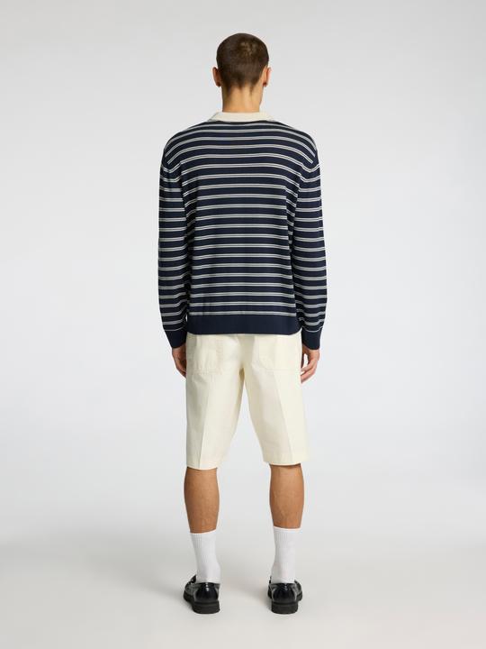 Actual product image Selected Homme 100% Merinowoll Langarm-Poloshirt (L)