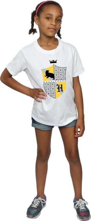 Immagine prodotto Hufflepuff Shield Maglietta Ragazze (152, 158)