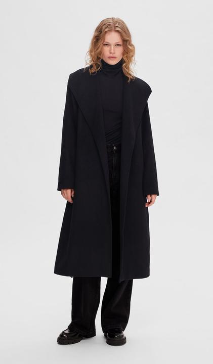 Produktbild Selected Femme Begürtelter Wollmantel (38)
