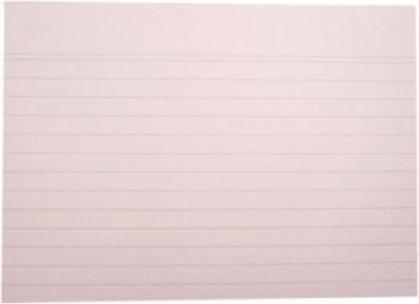 Image du produit Exacompta Fiches lignées roses, 100 (A7, 205 g/m², 100 x)