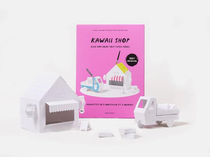 Image du produit Cinqpoints Kit de bricolage Kawaii Shop Jouets en papier