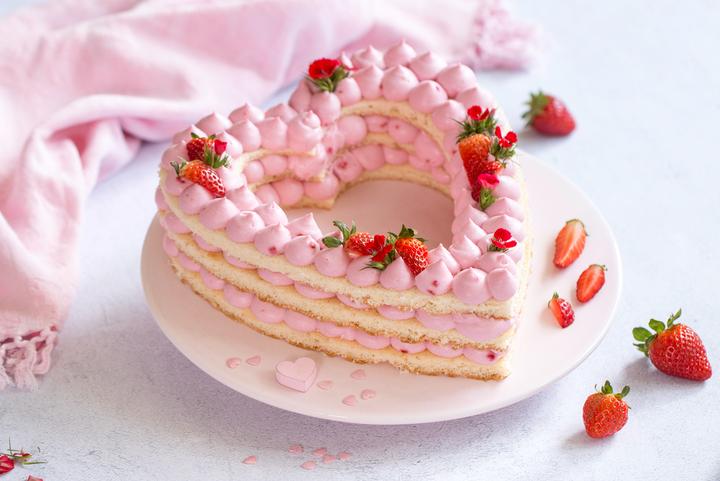 Actual product image Städter Cake frame heart stainless steel (26 cm)