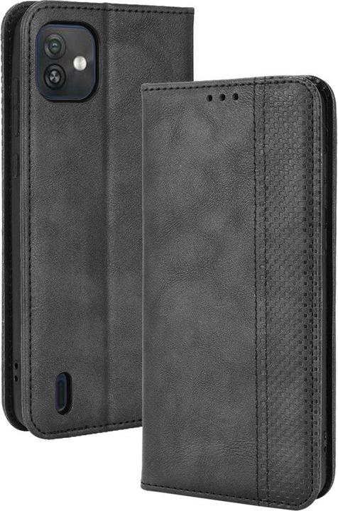 Actual product image Cover-Discount WIKO Y82 - Stand Flip Case Cover black (Wiko Y82)