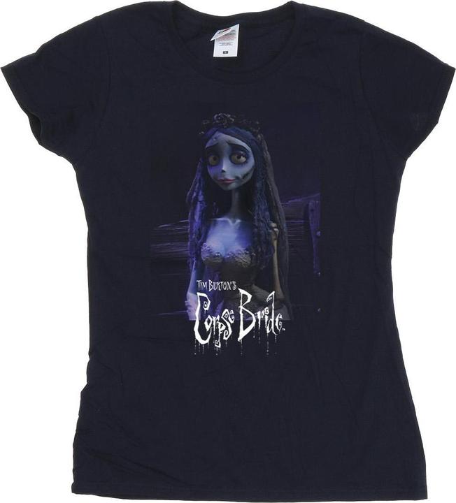Actual product image Corpse Bride Womens/Ladies Emily Poster Cotton T-Shirt (L)