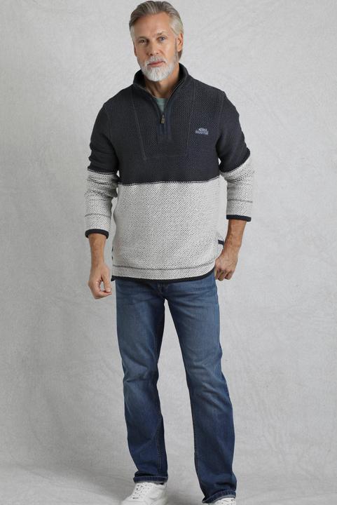Produktbild Weird Fish Kielder Limited Edition Pullover mit kurzem Reissverschluss (L)