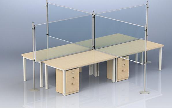 Produktbild eurokraft basic Funktions-Trennwand (1800 x 1200 mm)