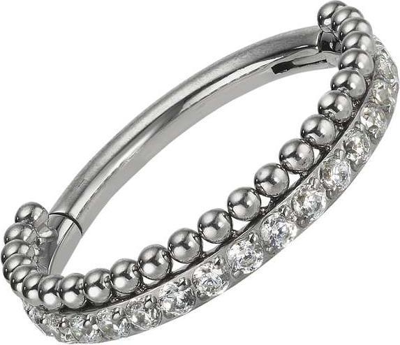 Immagine prodotto Bijouteria Piercing orecchio (Titanio, Vetro (di orologio))