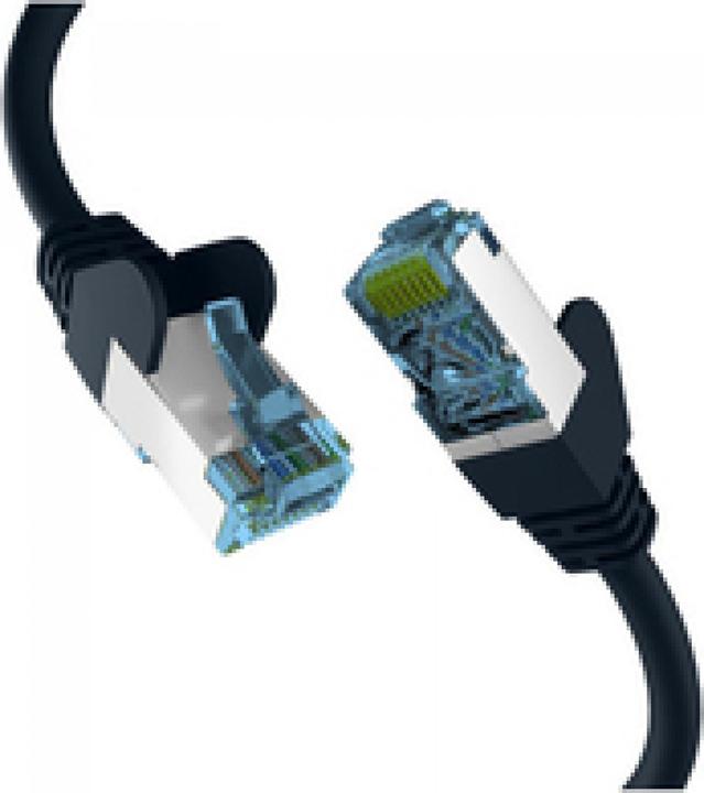 M-Cab CAT7 NOIR 0.15M CÂBLE BRUT RJ45 (S/FTP, CAT7, 0.15 m)