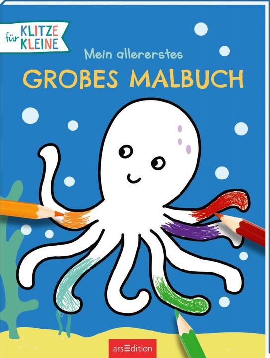 Actual product image Coloring book big octopus