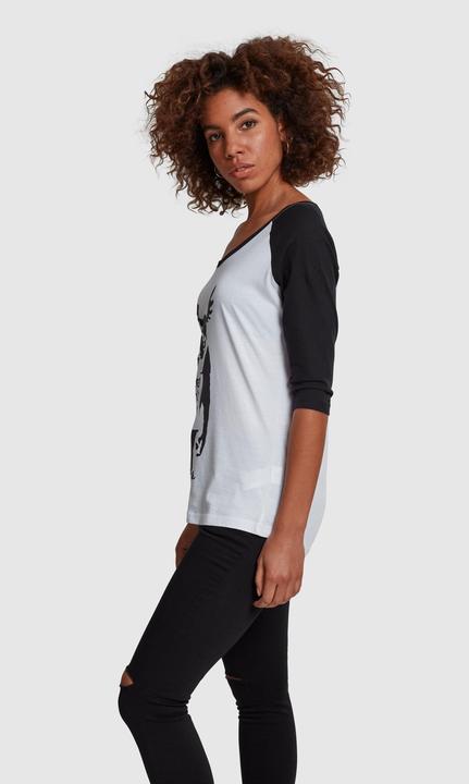 Produktbild Merchcode Ladies Brandalised - Banksy's Graffiti Ape Raglan Tee (XXL)