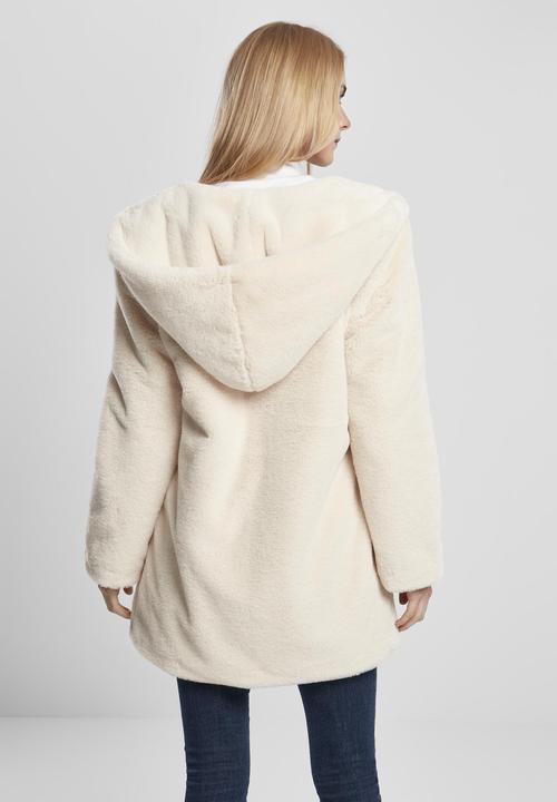 Actual product image Urban Classics Ladies Hooded Teddy Coat (M)