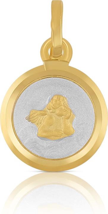 Produktbild Muau Pendant guardian angel yellow gold 750, 16x10mm (750/18K Gelbgold)