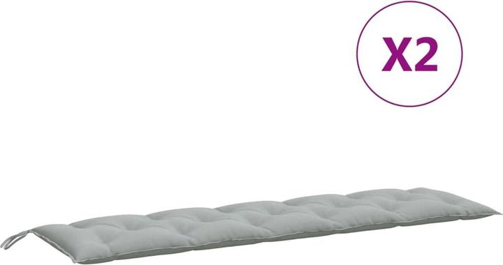 Image du produit VidaXL Coussins de banc de jardin 2 pcs. tissu (180 x 50 x 7 cm)