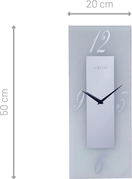 Immagine prodotto Nextime Orologio da parete Dali trasparente/bianco
