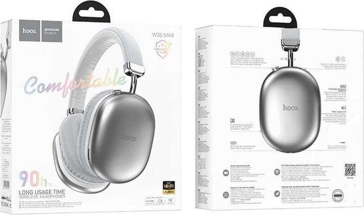 Image du produit Hoco W35 Max Joy Kabelloses Bluetooth In-Ear-Headset Silber (90 h, Sans fil)