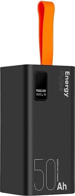 Actual product image Obal:Me EnergyPulse Powerbank 50000mAh 22.5W Black (50000 mAh, 22.50 W, 23 Wh)