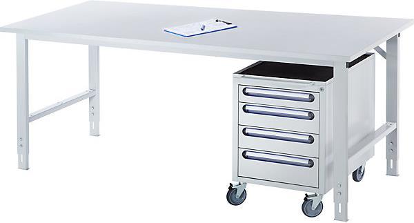 Produktbild RAU Arbeitstisch, höhenverstellbar (75 cm, 100 cm)
