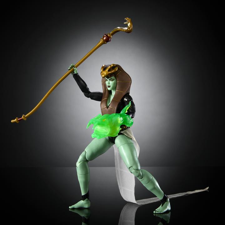 Actual product image Masters of the Universe Masterverse Rev Snake Sorceress Teela
