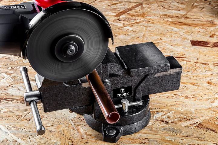 Image du produit Topex sukamieji spaustukai su priekalu 125mm 07A212