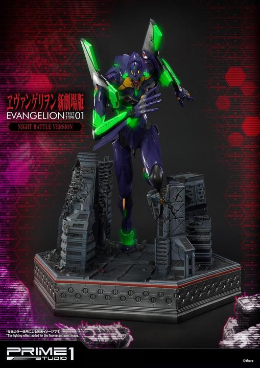 Produktbild Prime 1 Studio Neon Genesis Evangelion statuette Evangelion Test Type-01 Night Battle Version 77 cm