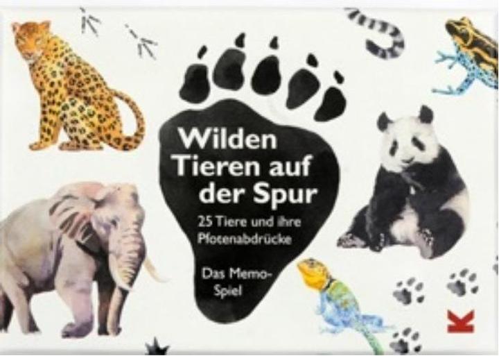 Actual product image Memory Memory Wild animals on the trail (German)