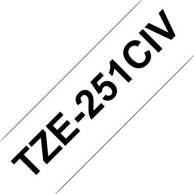Produktbild Brother TZE231CIV (1.20 cm, Weiss, Schwarz)