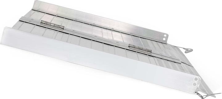 Actual product image Wiltec Wheelchair ramp foldable 122cm 270kg wheelchair ramp aluminium wheelchair flat ramp