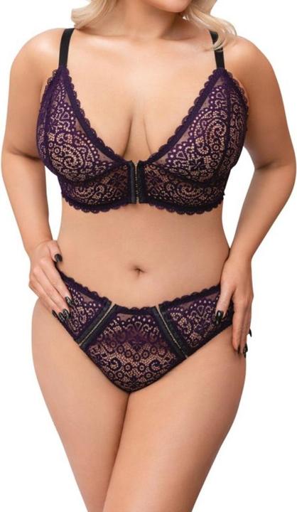 Productafbeelding Cottelli Collection Bh-set paars 2XL (XXL)