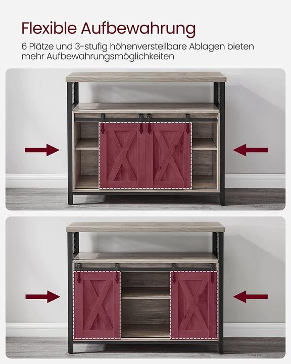 Actual product image Vasagle Sidey (100 x 33 x 80 cm)