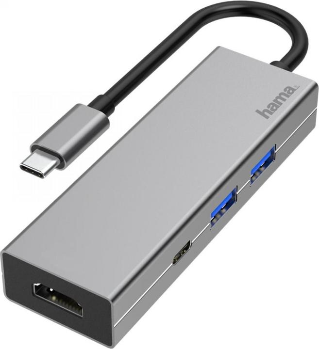 Hama USB-C-Multiport Adapter (USB-C, 1 Porti)