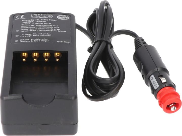 Produktbild HBC Radiomatic Original-Ladegerät HBC QD108300 passend für HBC BA22300, mit 12 Volt Stecker (12 V)