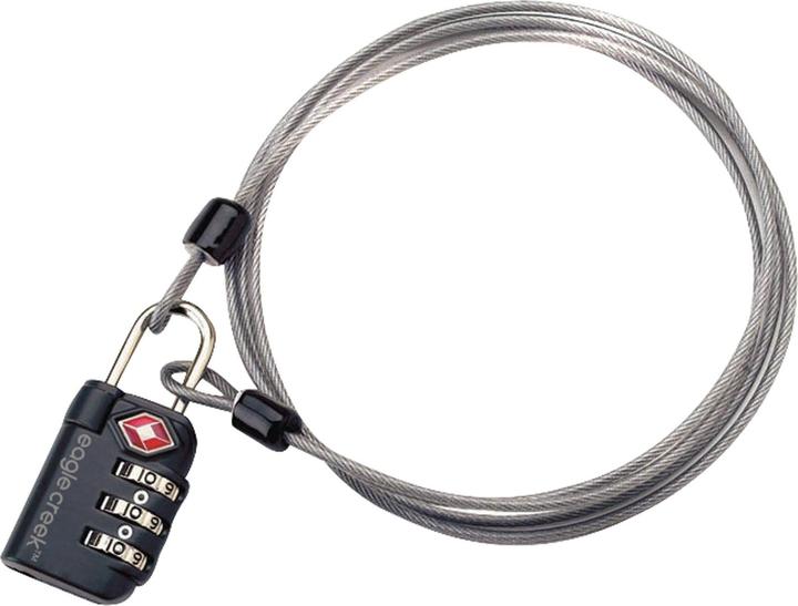 Image du produit Eagle Creek 3 Composez le numéro de la serrure TSA + câble (Rembourrage supplémentaire)