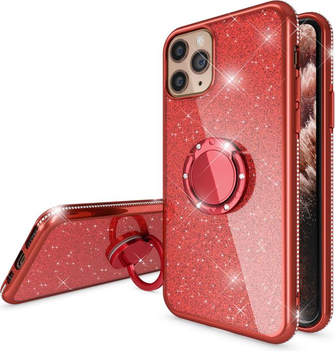 Produktbild Nalia Ring Glitzer Silikon Hülle (Apple iPhone 11 Pro)