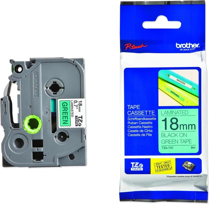Image du produit Brother Tze-741 (1.80 cm, Vert)