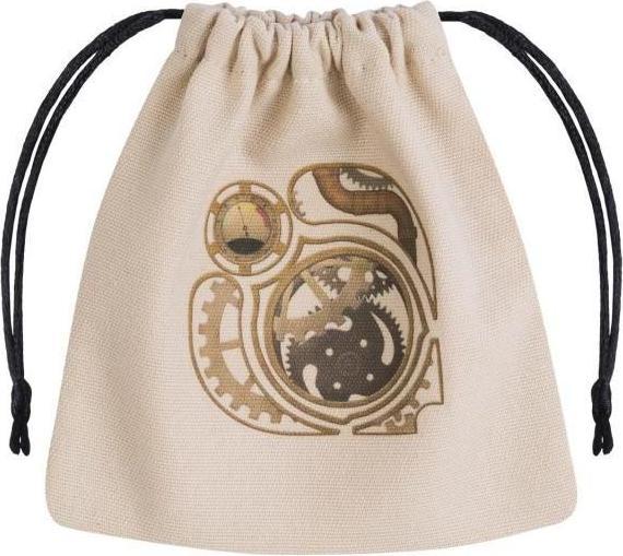 Q Workshop BSTE101 - Steampunk Würfelbeutel, beige und multicolor