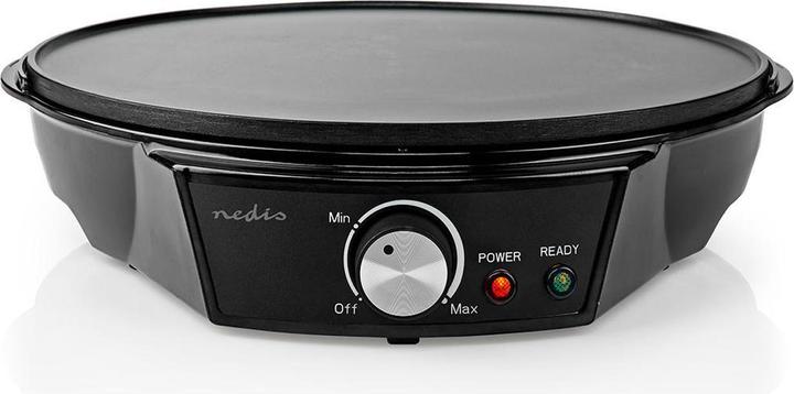 Actual product image Nedis Crepe Maker | Diameter: 300 mm | 1200 W | Non-stick coating | Temperature settings