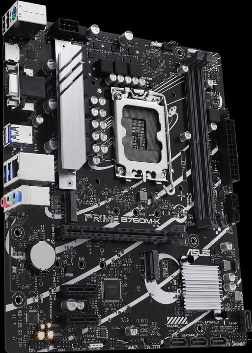 Actual product image ASUS PRIME B760M-K (LGA 1700, Intel B760, mATX)