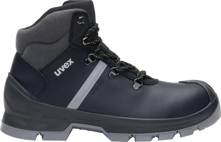 Produktbild Uvex Safety 6510346 Sicherheitsstiefel S3 Schuhgrösse (EU): 46 Schwarz, Grau 1 Paar (S3, 46)