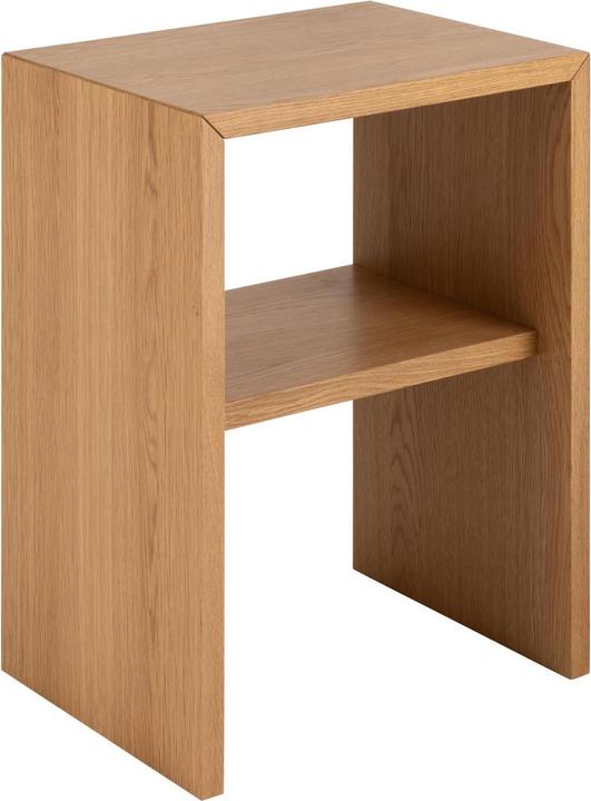 Actual product image AC Design Arlon Nachttisch Eiche PU-lackiertes Furnier (45 x 35 x 60 cm)