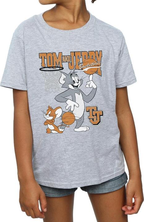 Image du produit Tom & Jerry - T-shirt SPINNING BASKETBALL - Fille (152, 158)