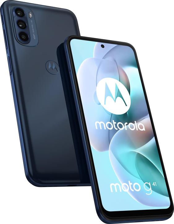 Produktbild Motorola Moto G41 (128 GB, Meteorite Black, 6.43", Hybrid Dual SIM, 48 Mpx, 4G)