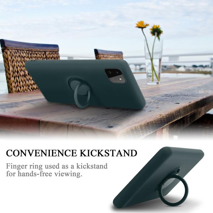 Productafbeelding Cadorabo TPU Vloeibare Ring Silicone Hoesje (Samsung Galaxy A22 5G)