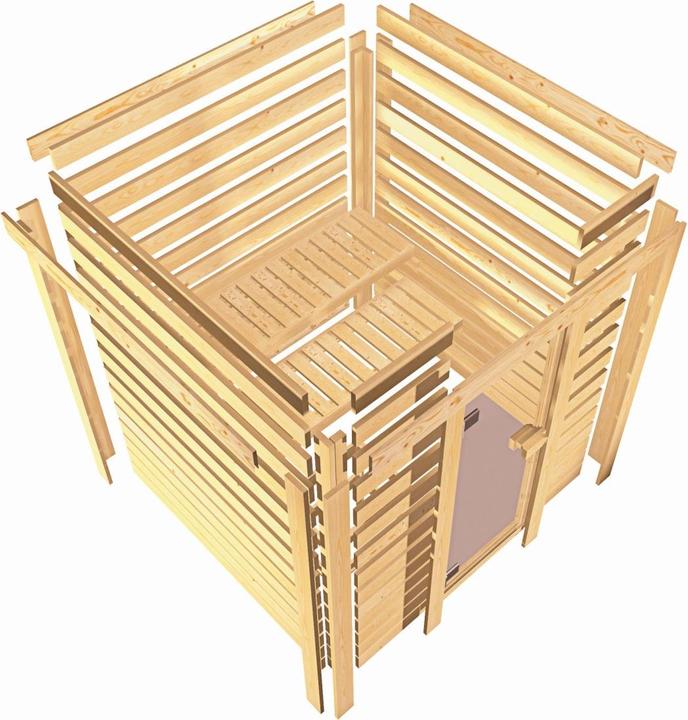 Actual product image Karibu Leona without roof rim (9 KW internal control)
