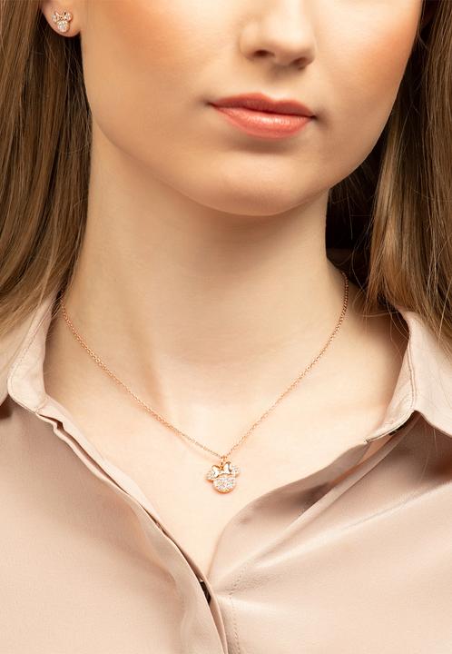 Produktbild NoName MINNIE - Rose Gold - Collier en Laiton Plaqué Argent (Sterling Silber)