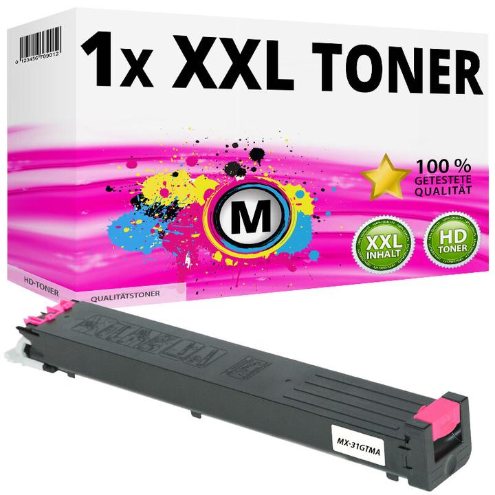 Produktbild Druckfuxx 1x XXL Toner für Sharp MX 2301N MX 2600N MX 3100N MX 4100 MX-31GTMA Ko